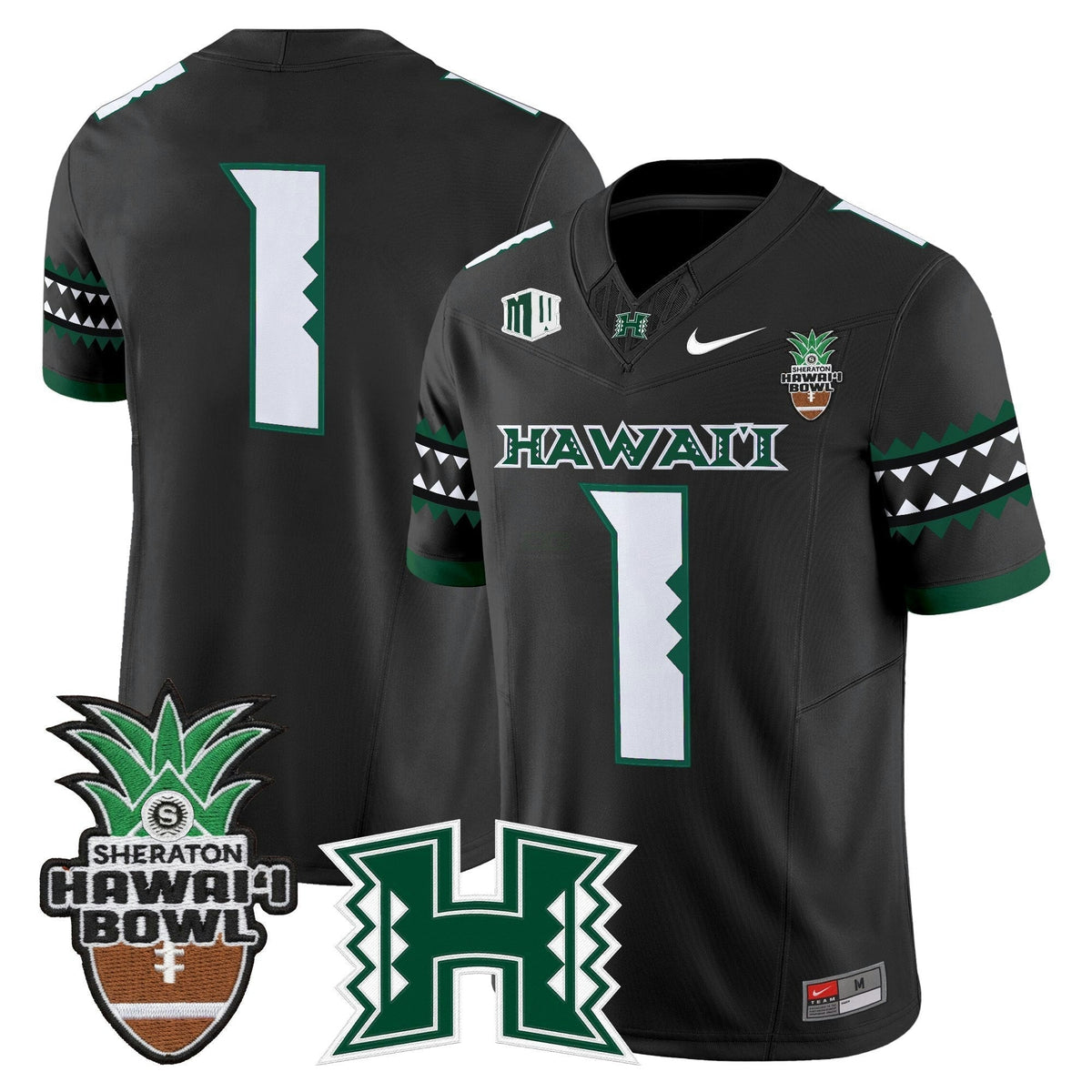 NCAA Hawaii Rainbow Warriors 2025 Hawai'i Bowl Vapor Limited Jersey