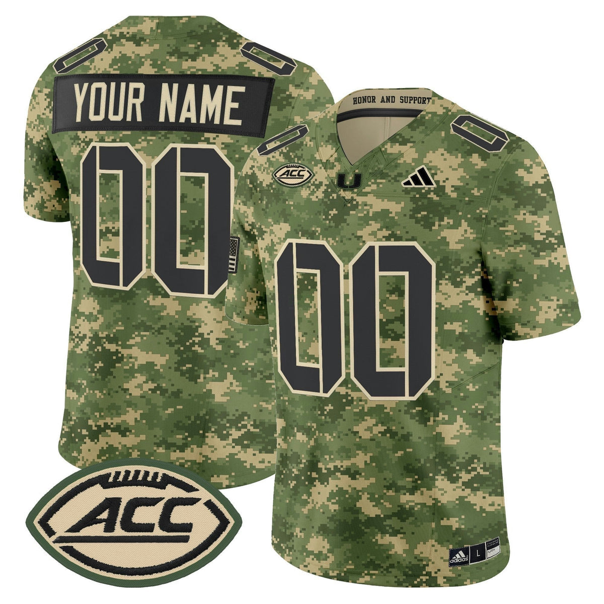 NCAA 2025 'Honor and Support' Vapor Limited Jersey - Custom