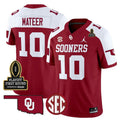 NCAA Oklahoma Sooners 2025 Playoff First Round Patch Jersey