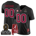 NCAA Alabama Crimson Tide 2025 Playoff First Round Vapor Limited Jersey - Custom
