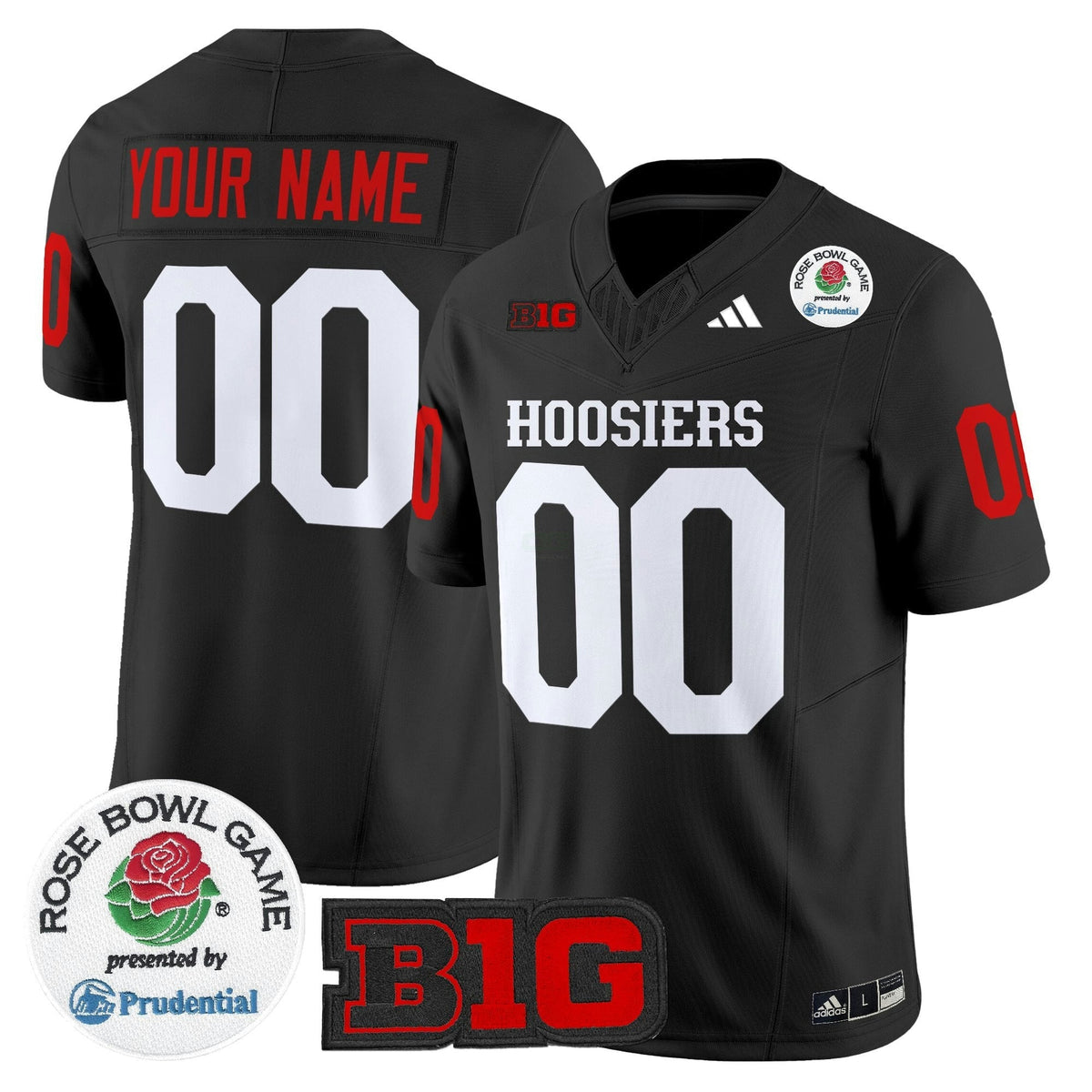 NCAA Indiana Hoosiers 2025 Rose Bowl Vapor Limited Jersey - Custom