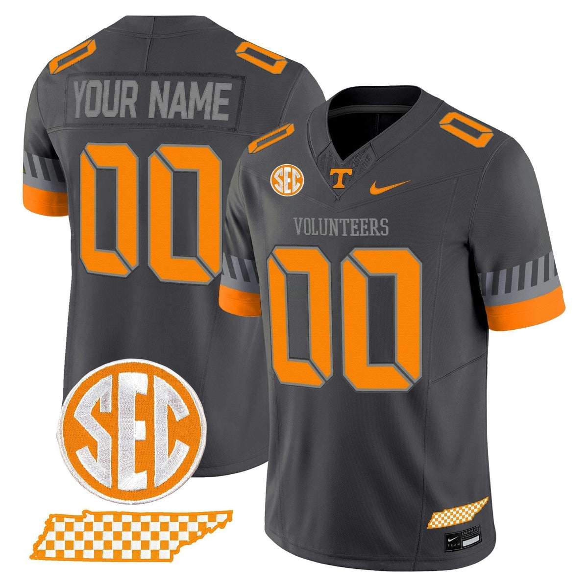 NCAA 2025 'Smokey Grey Series' Vapor Limited Jersey V2 - Custom