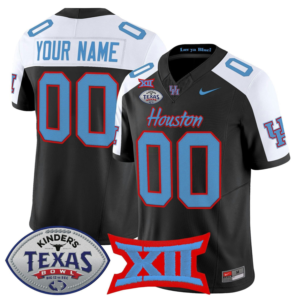 NCAA 2025 Texas Bowl Vapor Limited Jersey - Custom