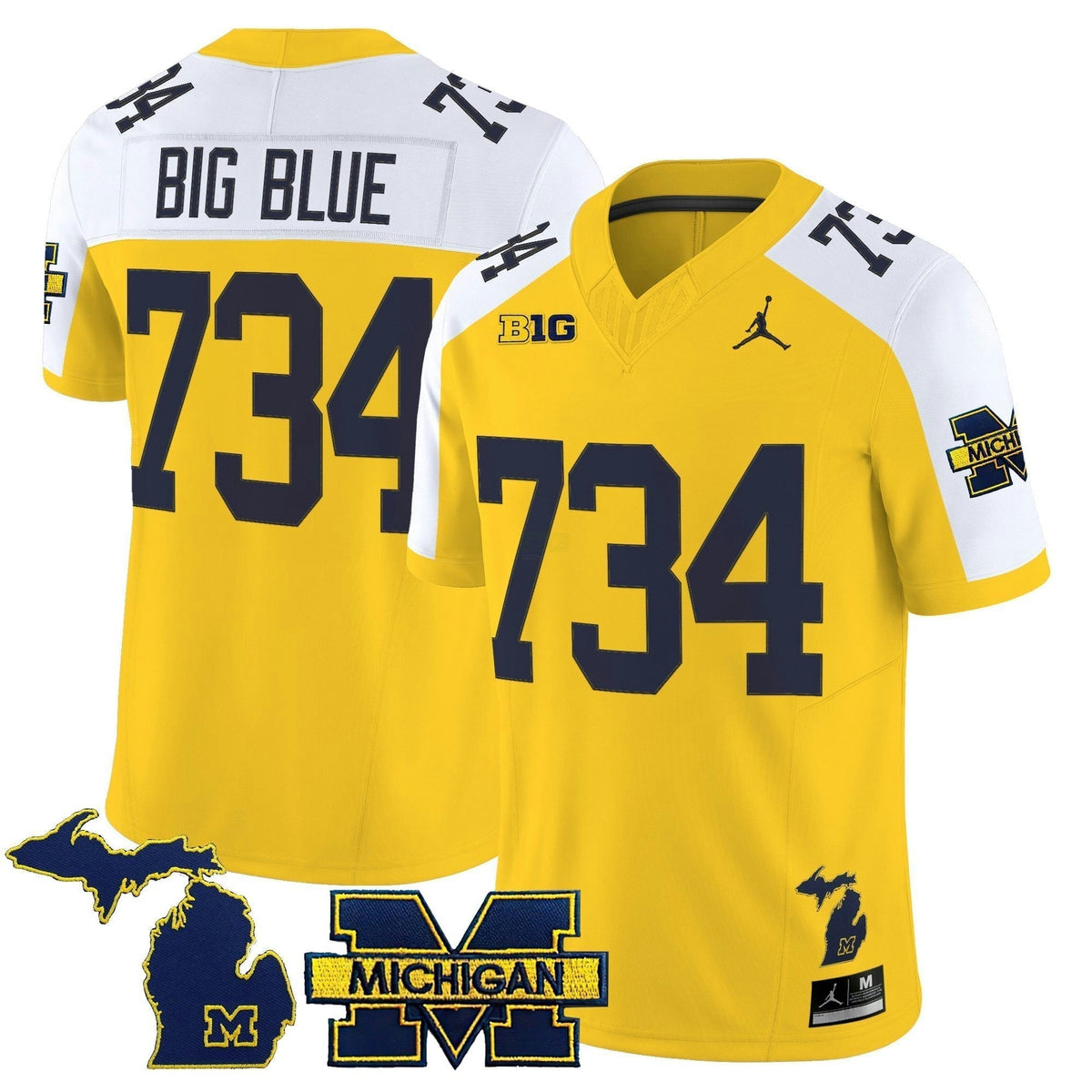 NCAA Michigan Wolverines 2025 Vapor Limited Jersey