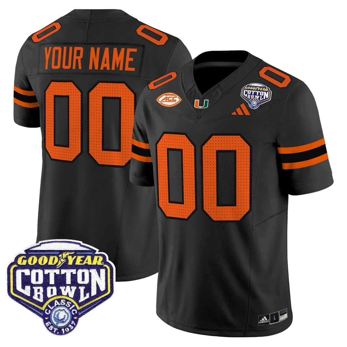 NCAA 2025 Vapor Limited Jersey - 2025 Cotton Bowl Patch - Custom