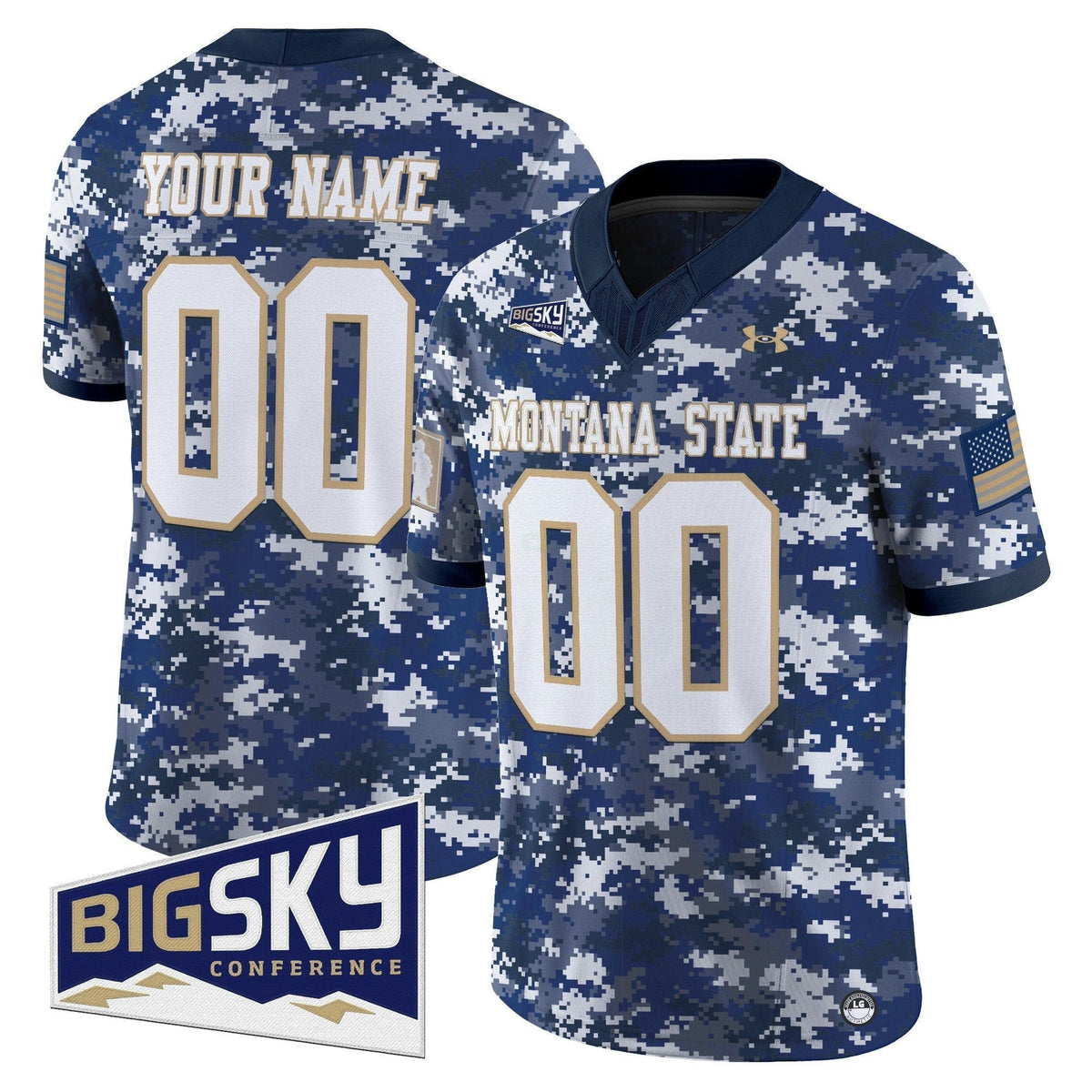NCAA Montana State Bobcats 2025 Vapor Limited Jersey - Custom