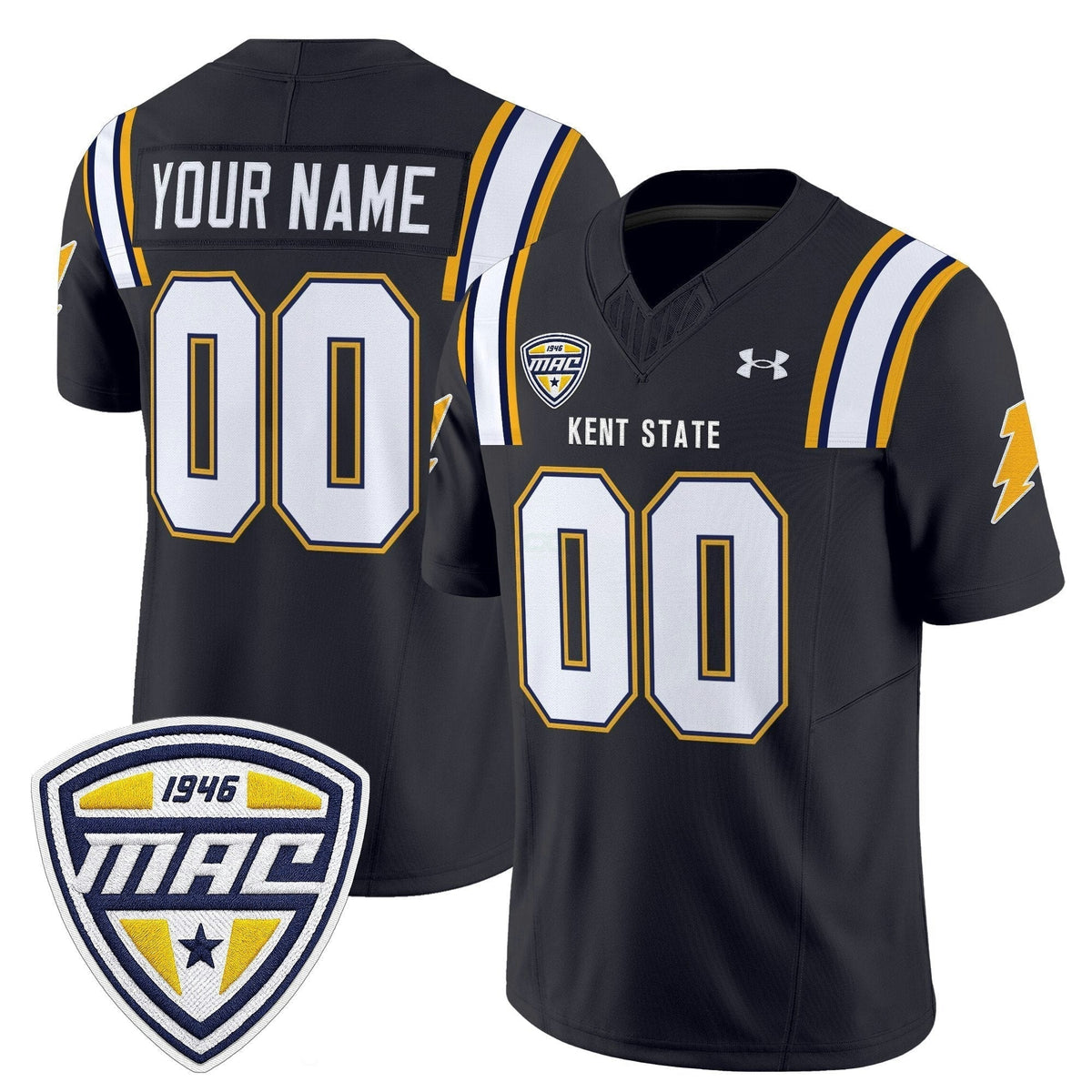NCAA Kent State Golden Flashes 2025 Vapor Limited Jersey - Custom