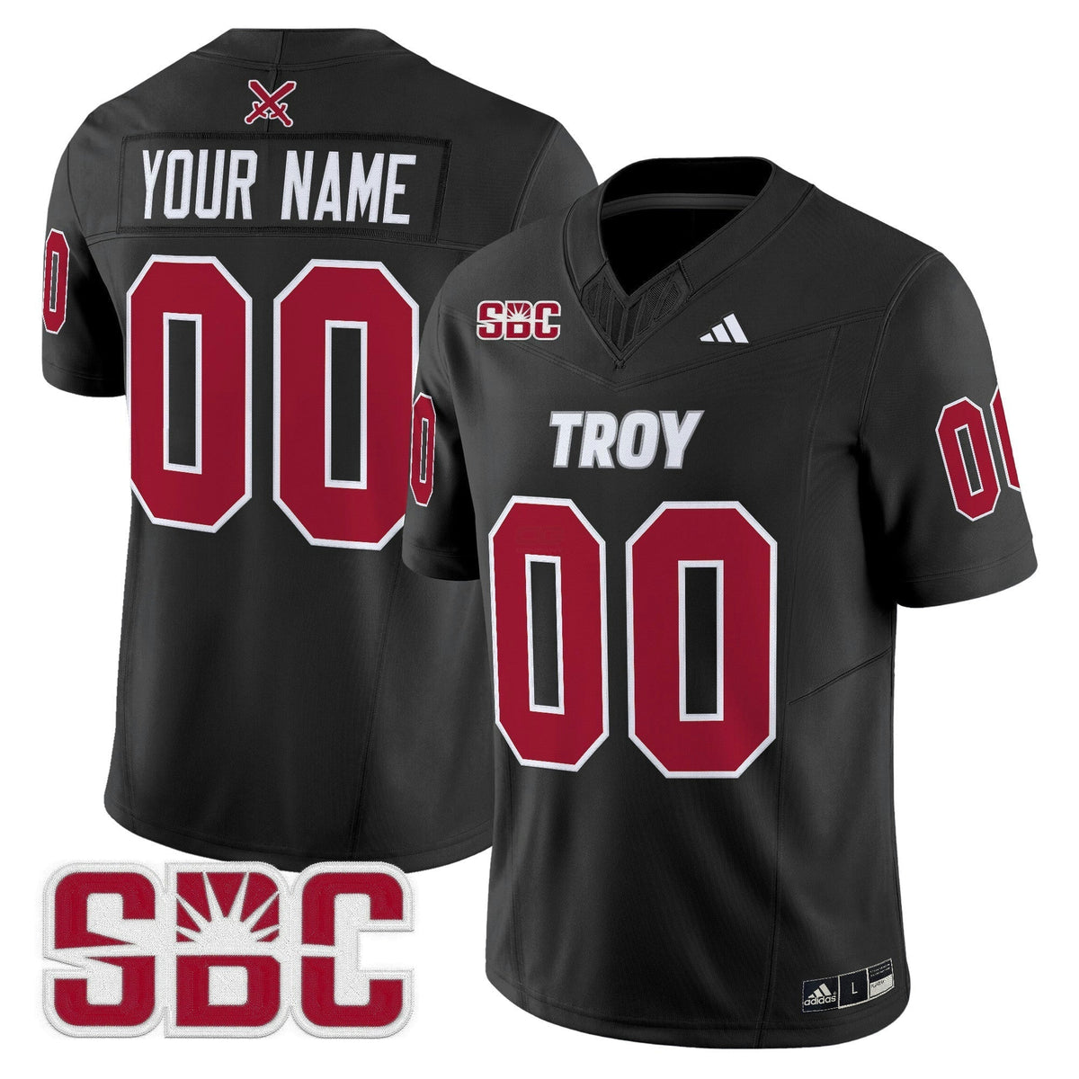 NCAA Troy Trojans 2025 Vapor Limited Jersey - Custom