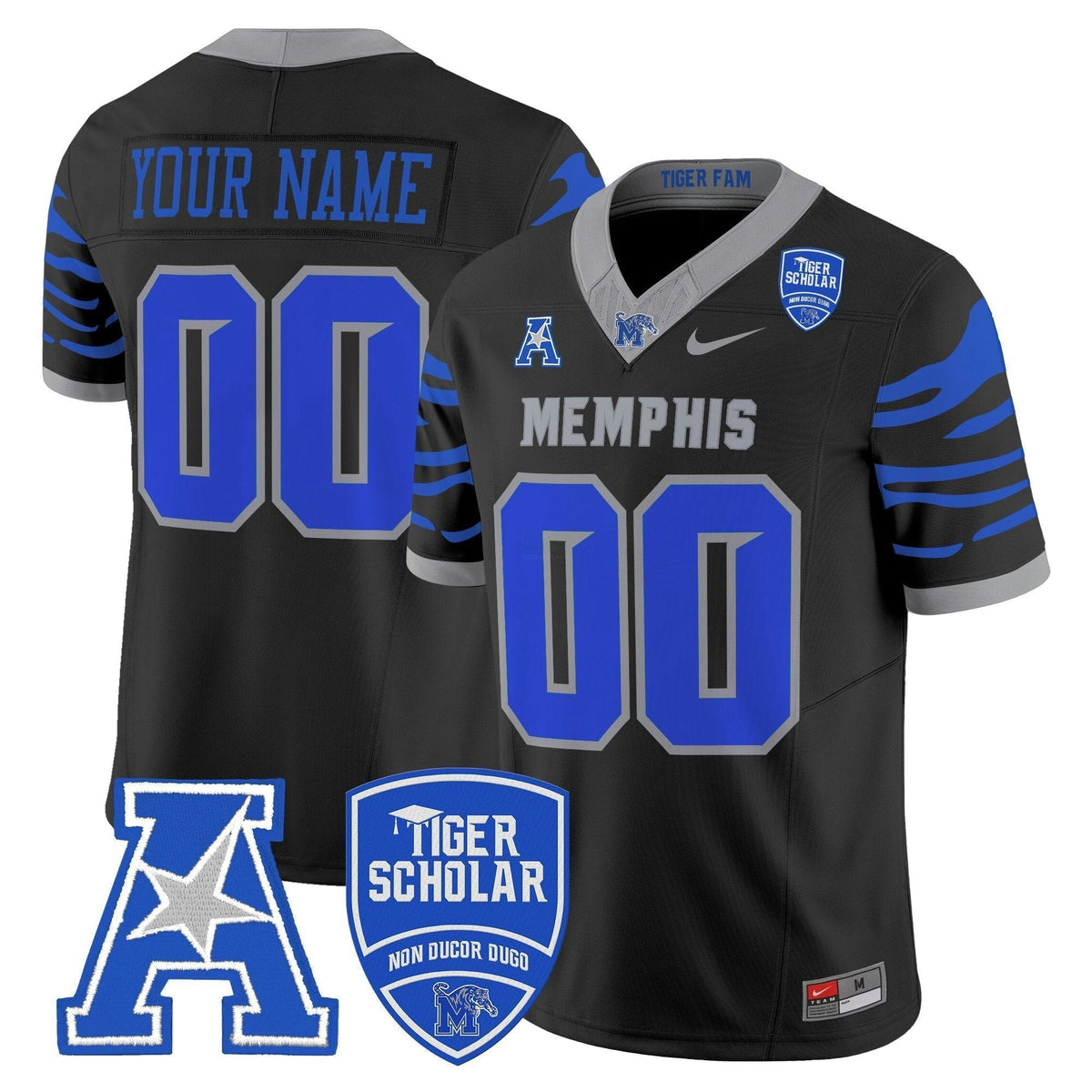 NCAA Memphis Tigers 2025 Vapor Limited Jersey - Custom