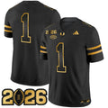 NCAA Miami Hurricanes 2026 College Football Playoff Final Patch Gold Vapor Limited Jersey