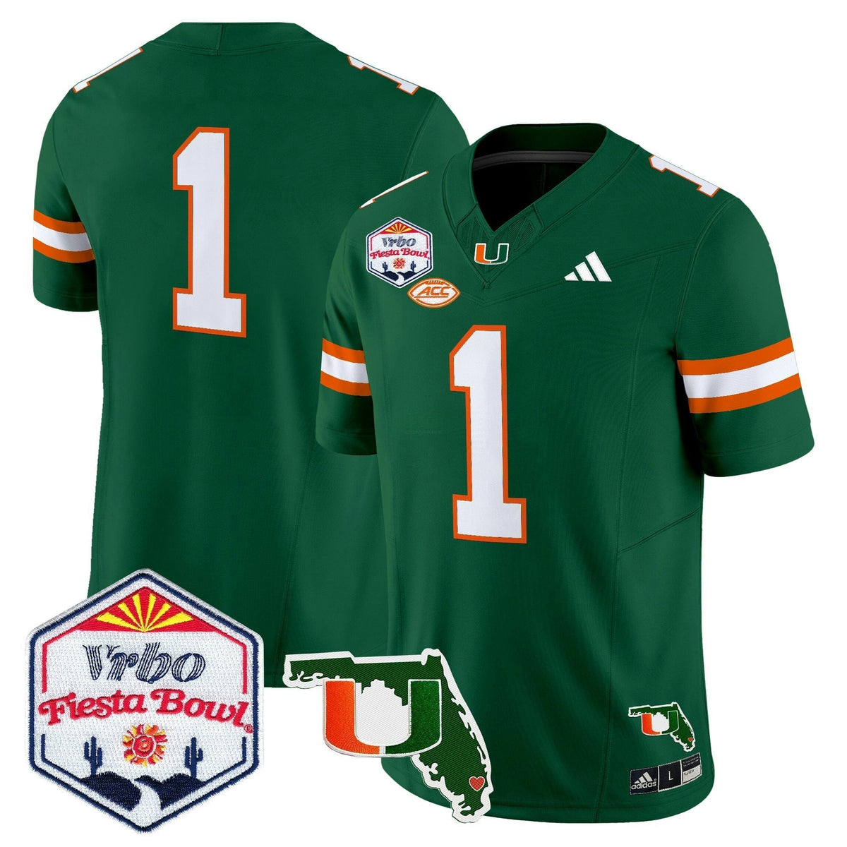 NCAA 2026 The Fiesta Bowl & Florida Patch Vapor Limited Jersey