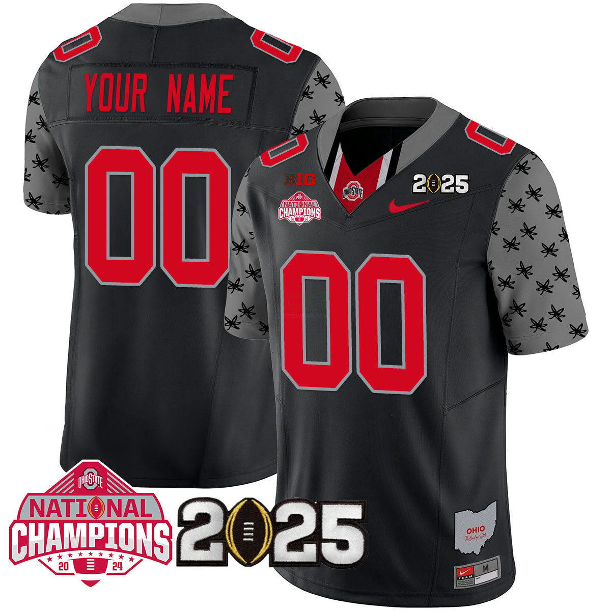 NCAA Custom Name/Gender 2024 National Champions Limited Jersey N2