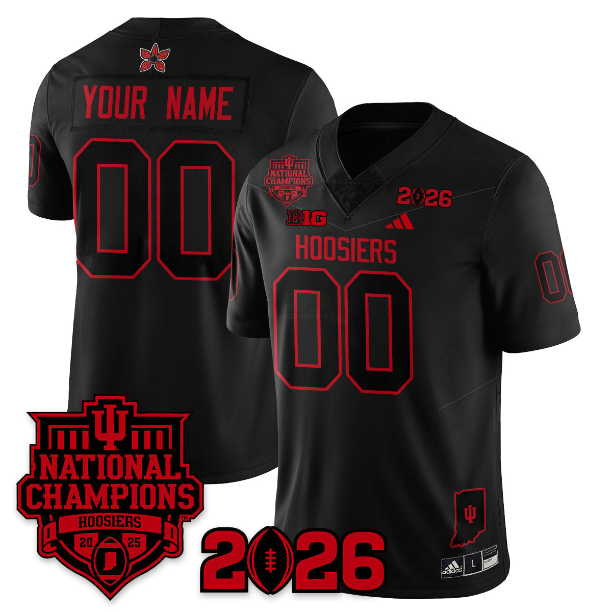 NCAA Custom Stranger Things Vapor Limited Jersey - 2025 National Champions