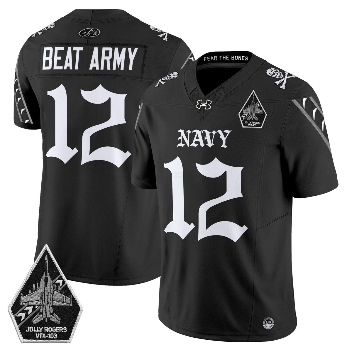 NCAA 'Jolly Rogers: Gothic Squadron Edition' Vapor Limited Jersey