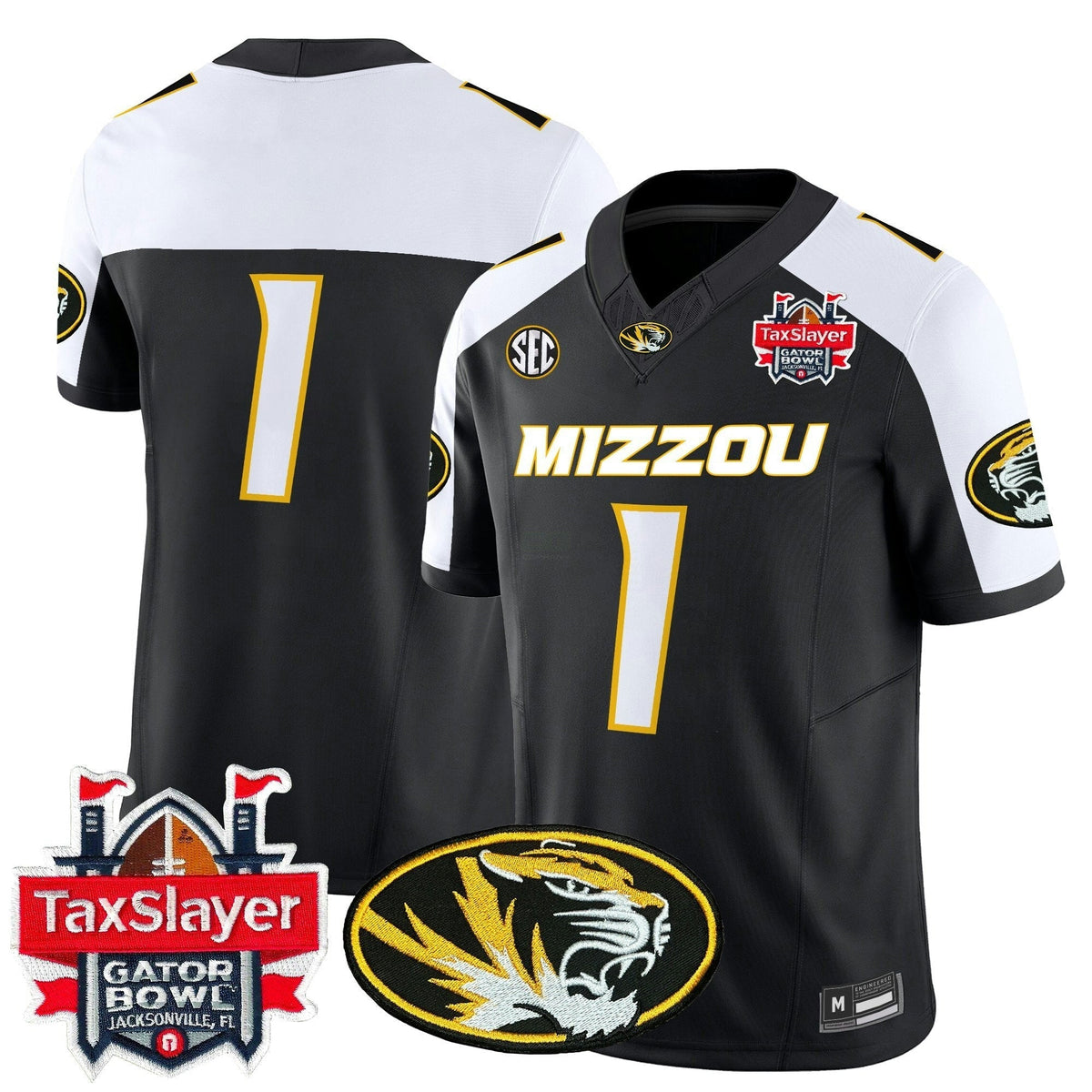 NCAA MTigers 2025 Gator Bowl Vapor Limited Jersey