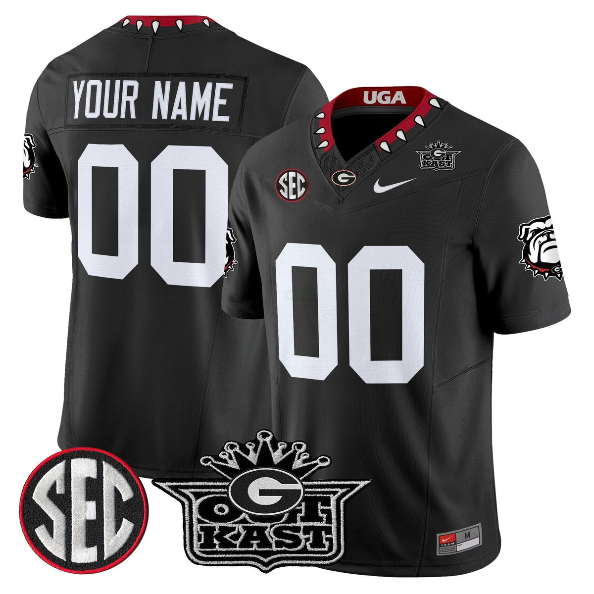 NCAA Outkast x Georgia Vapor Limited Jersey - Custom