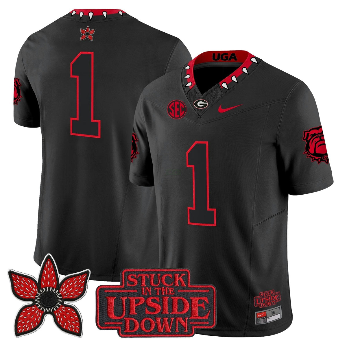NCAA Georgia Bulldogs 'Stranger Things Edition' Vapor Limited Jersey