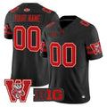 NCAA Wisconsin Badgers Throwback Vapor Limited Jersey - Custom