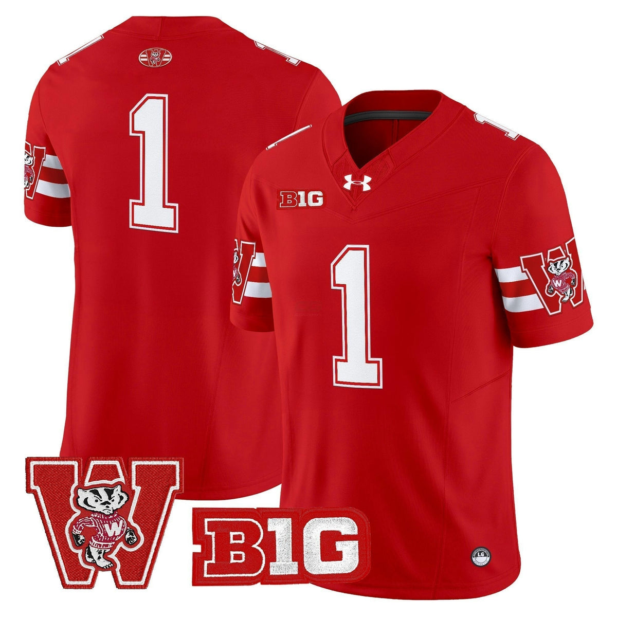 NCAA Wisconsin Badgers Throwback Vapor Limited Jersey