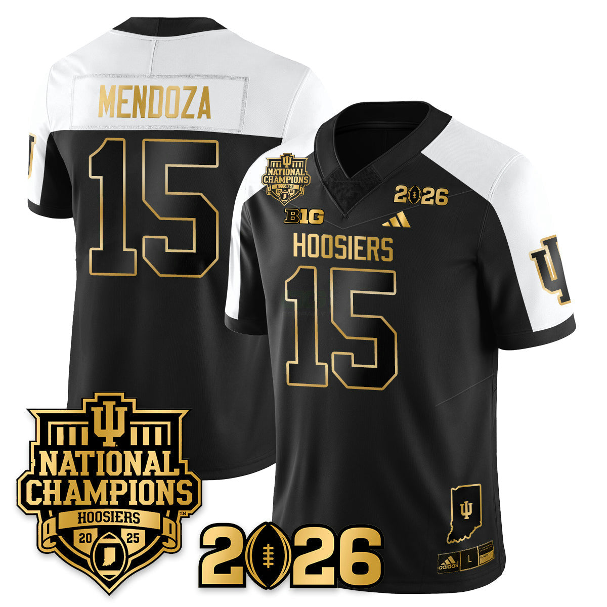 NCAA Vapor Limited Football Gold Jersey - 2025 National Champions