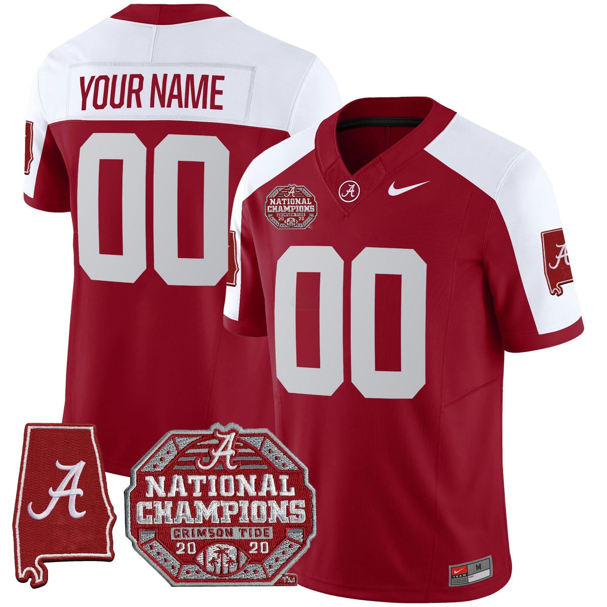 NCAA Alabama Crimson Tide Vapor Limited Jersey - Custom