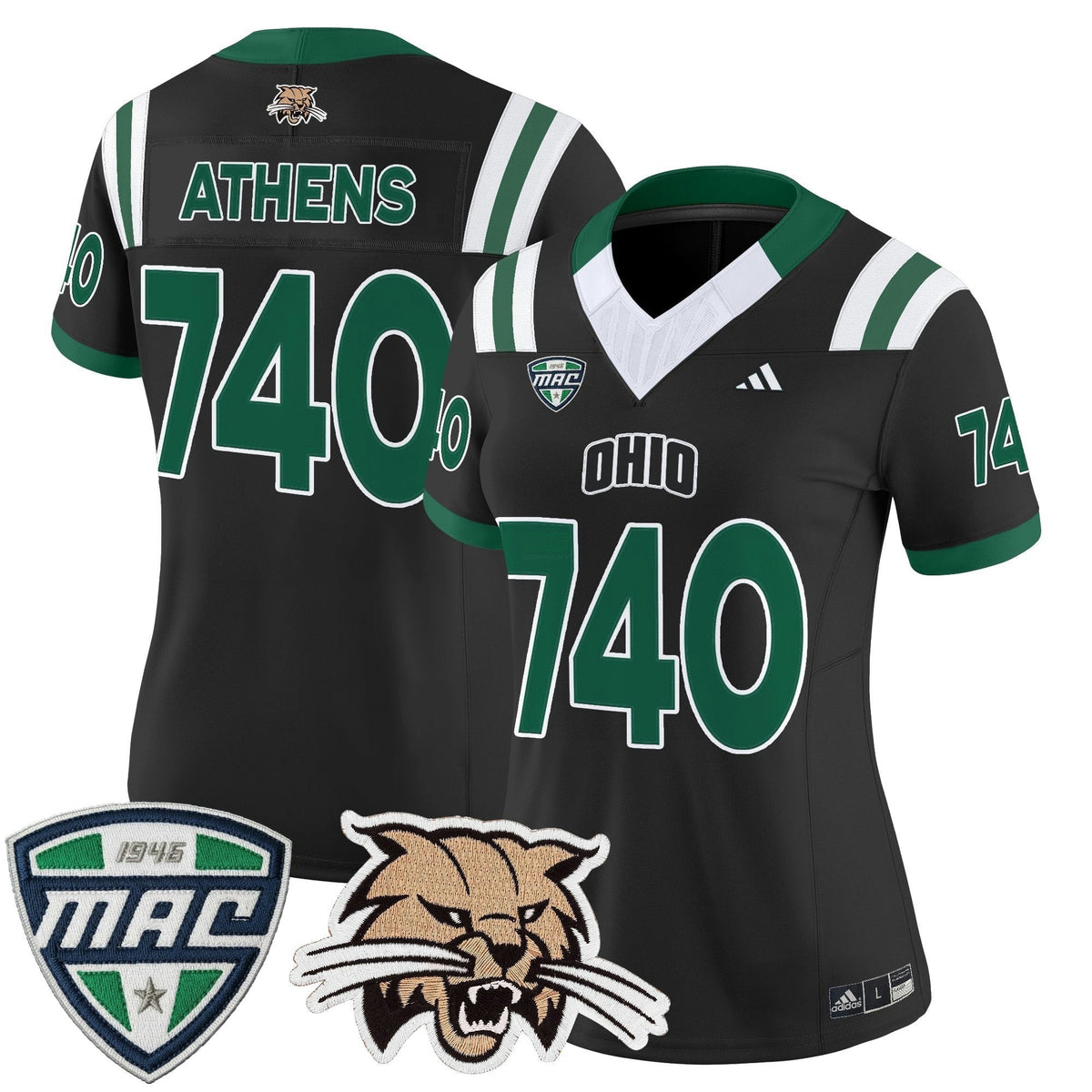 NCAA Ohio Bobcats Women's 2025 Vapor Limited Jersey