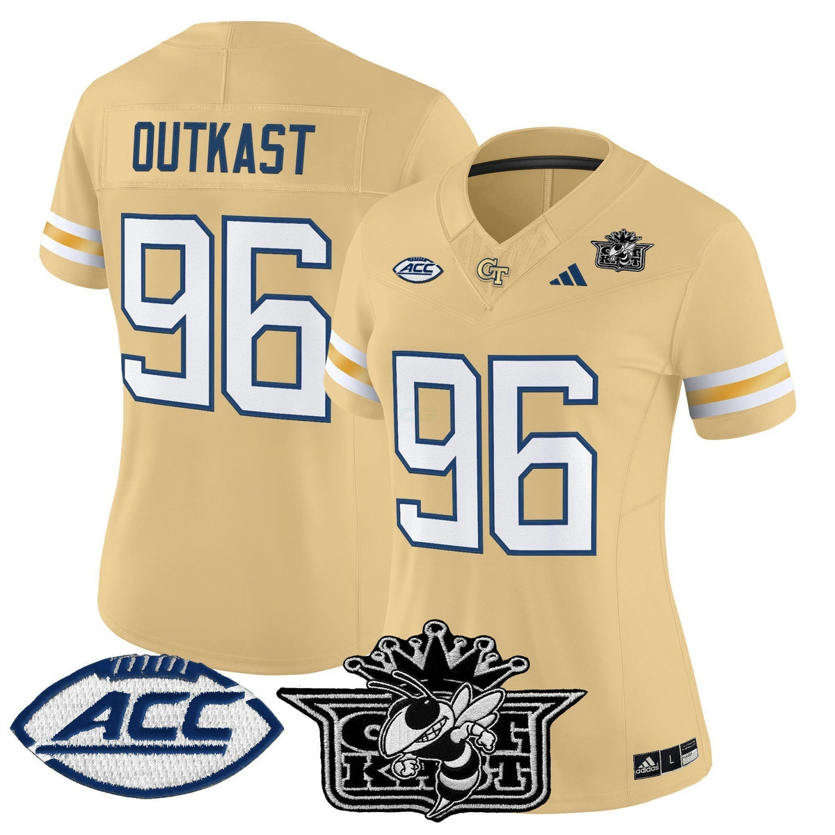 NCAA Women's Outkast x Georgia Tech Yellow Jackets 2025 Vapor Limited Jersey