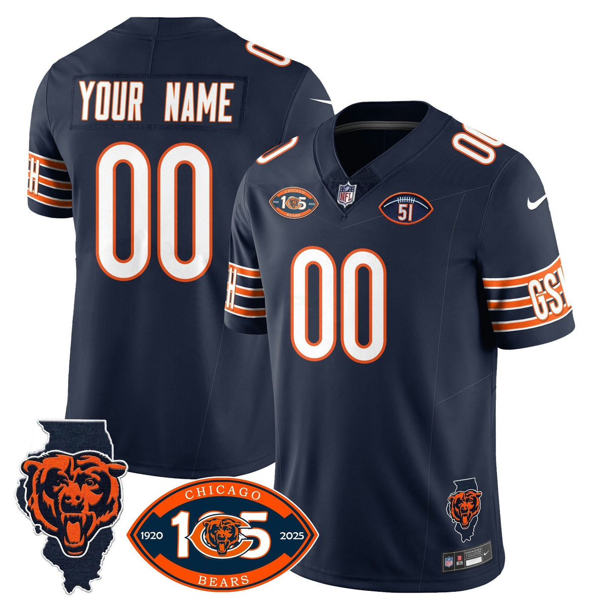 NFL 1920-2025 The Vapor Limited Jersey