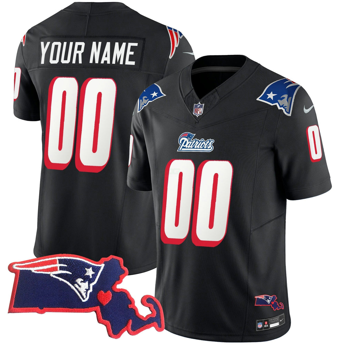 NFL 1996 Throwback State Patch Vapor Jersey