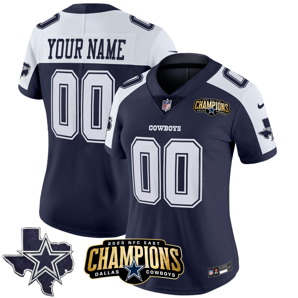 NFL 2023 NFC East Champions Patch Vapor Jersey