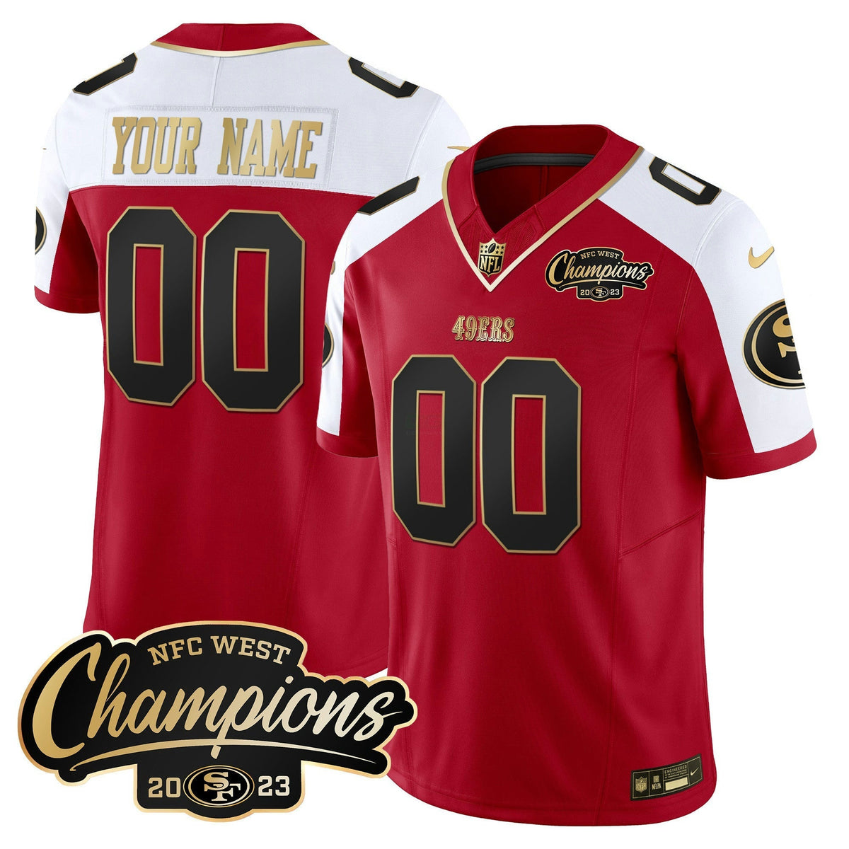 NFL 2023 NFC West Champions Patch Vapor Jersey