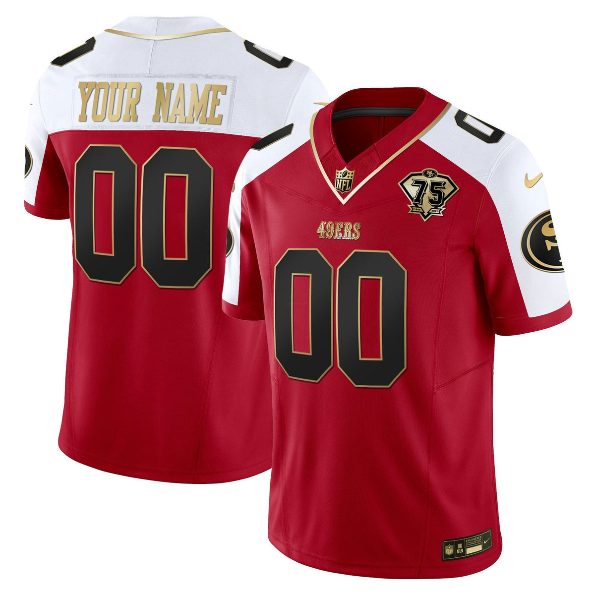 NFL 2023 Vapor Gold Limited Jersey