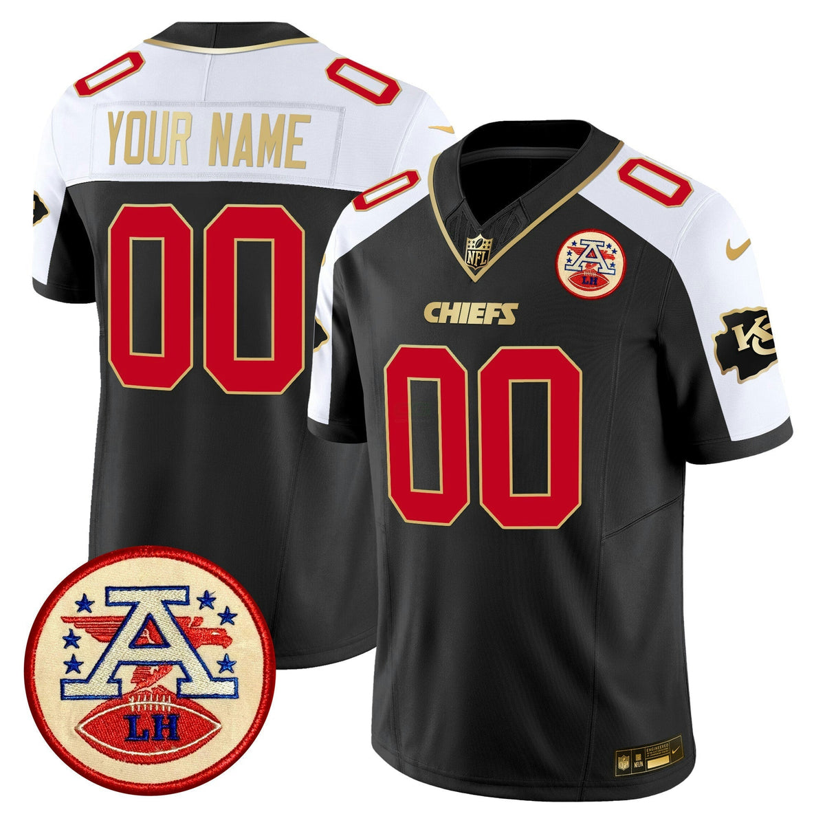 NFL 2024 Lamar Hunt Patch Vapor Limited Jersey