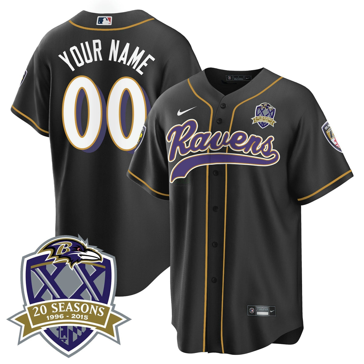 NFL 20th Season Patch Jersey