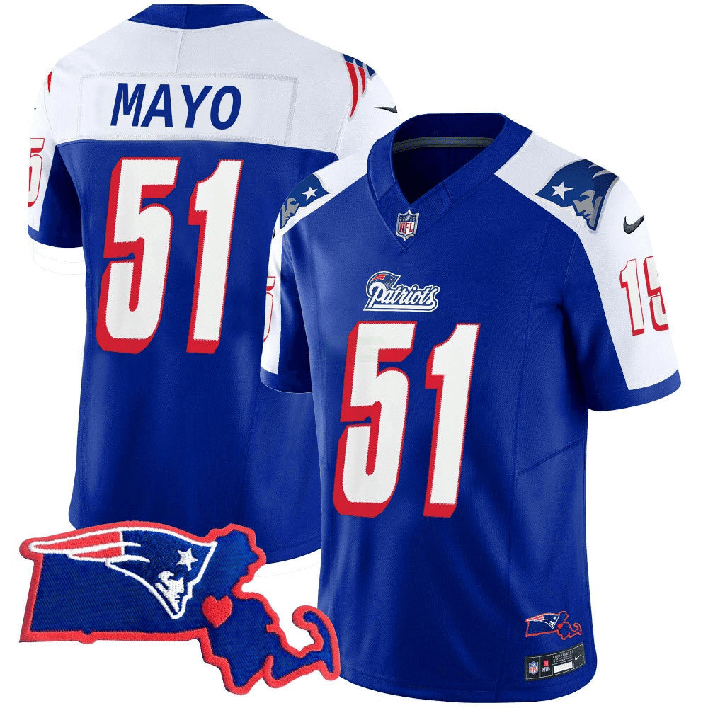 NFL #51 Jerod Mayo New England Limited Jersey