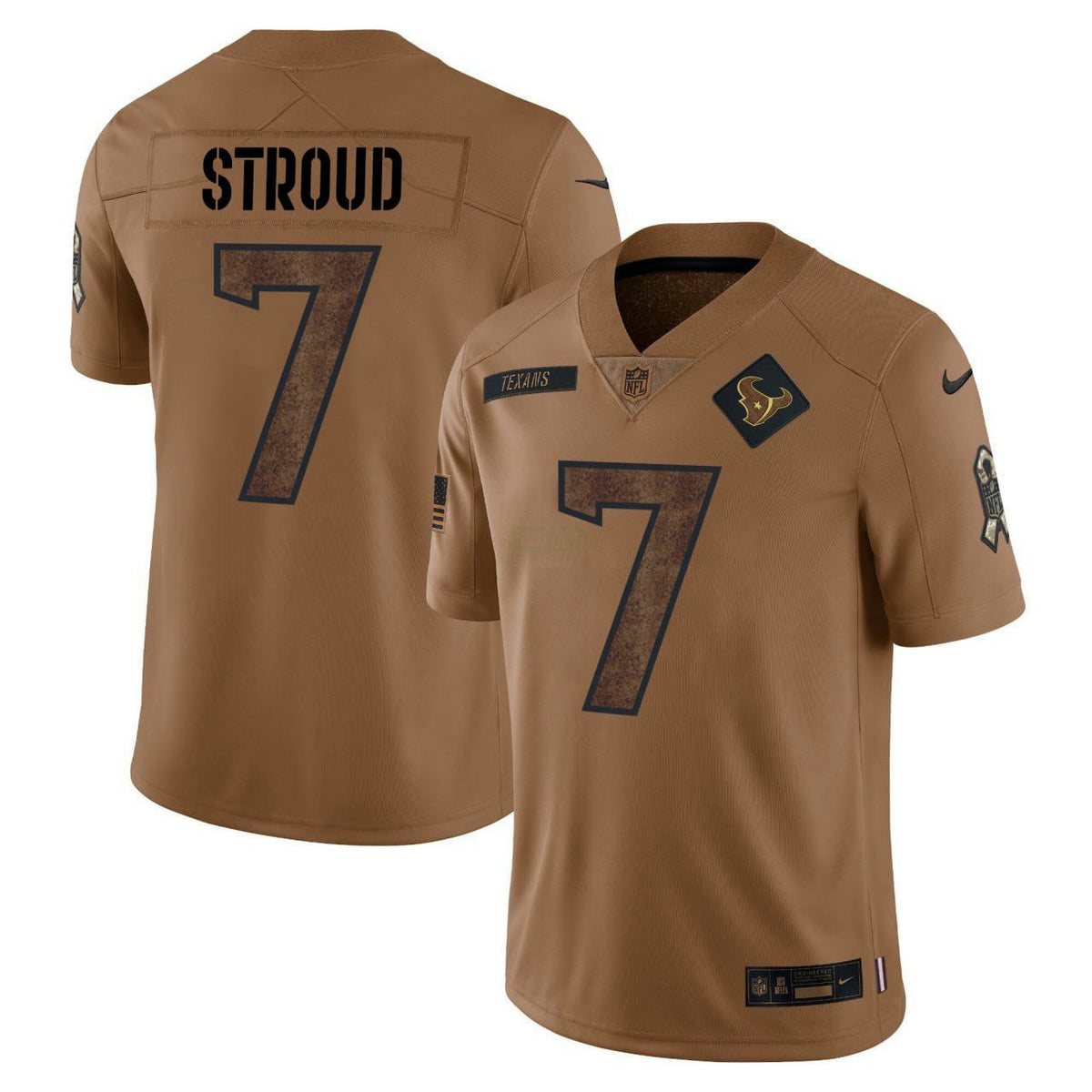 NFL C.J. Stroud #7 Houston Salute Jersey - Salute