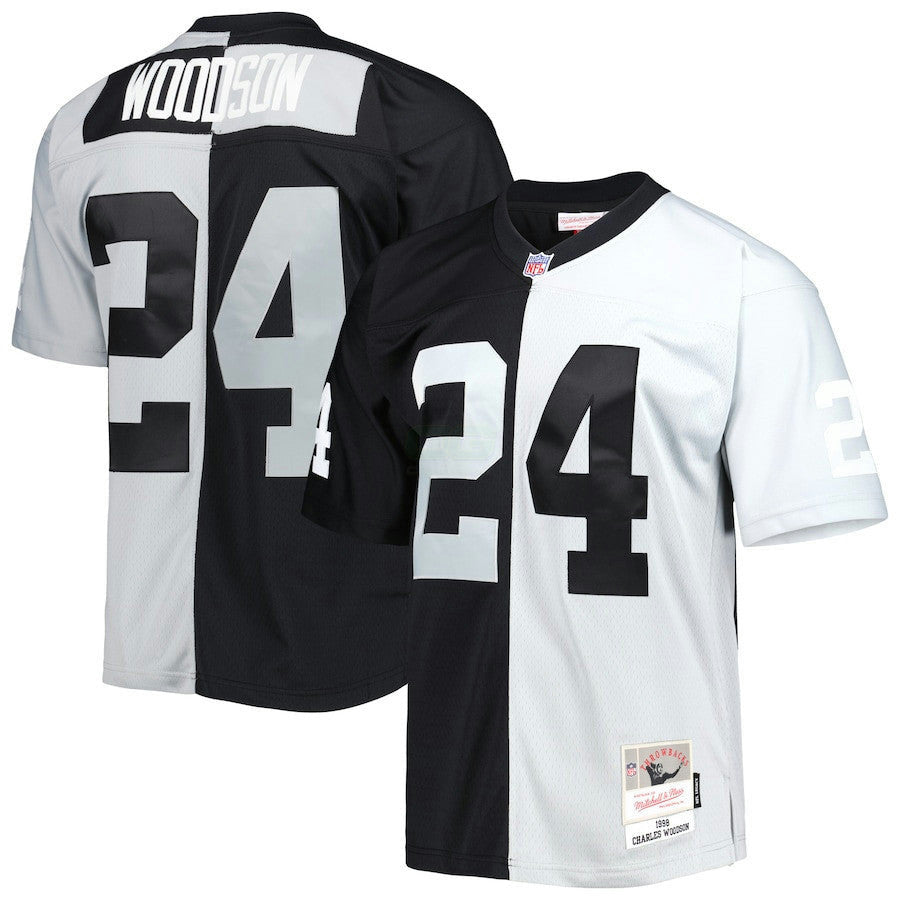 NFL Charles Woodson Las Vegas 1998 Split Legacy Jersey - Split