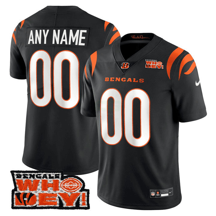 NFL Cincinnati Who Dey Patch Jersey