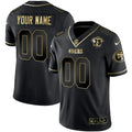 NFL Custom Black Gold Jersey - Black Gold