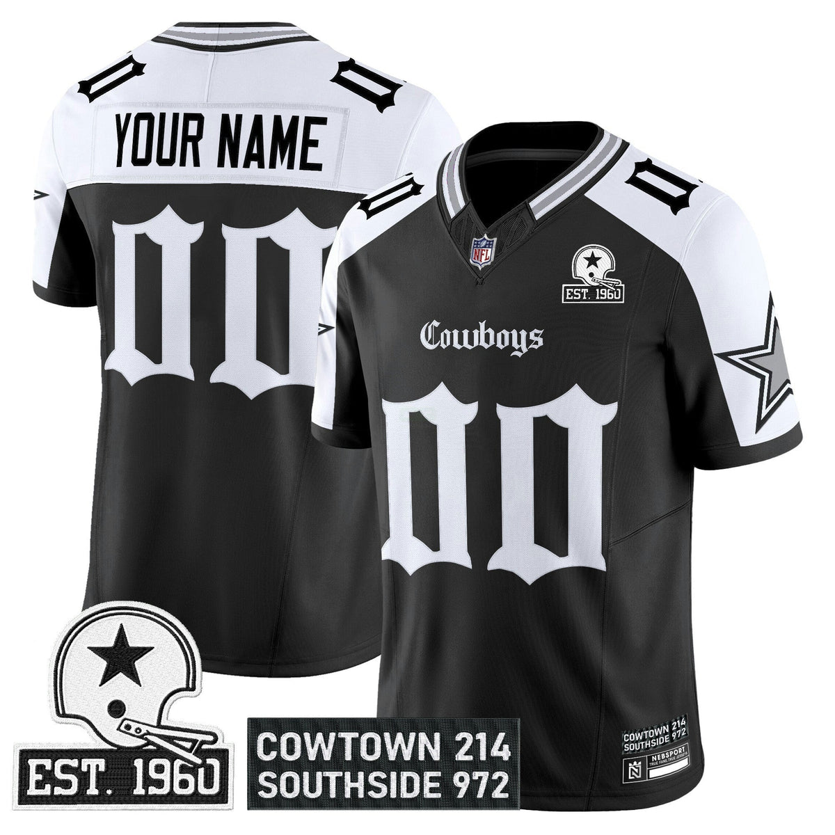 NFL Dallas ‘Gothic Lone Star Edition’ Vapor Limited Jersey