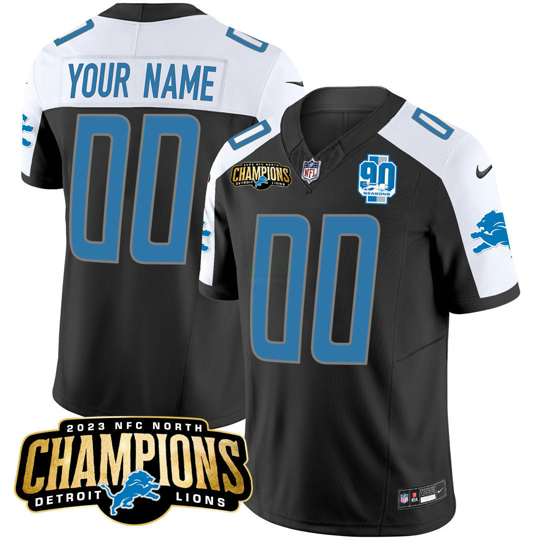 NFL Detroit 2023 NFC North Champions Patch Vapor Jersey V2