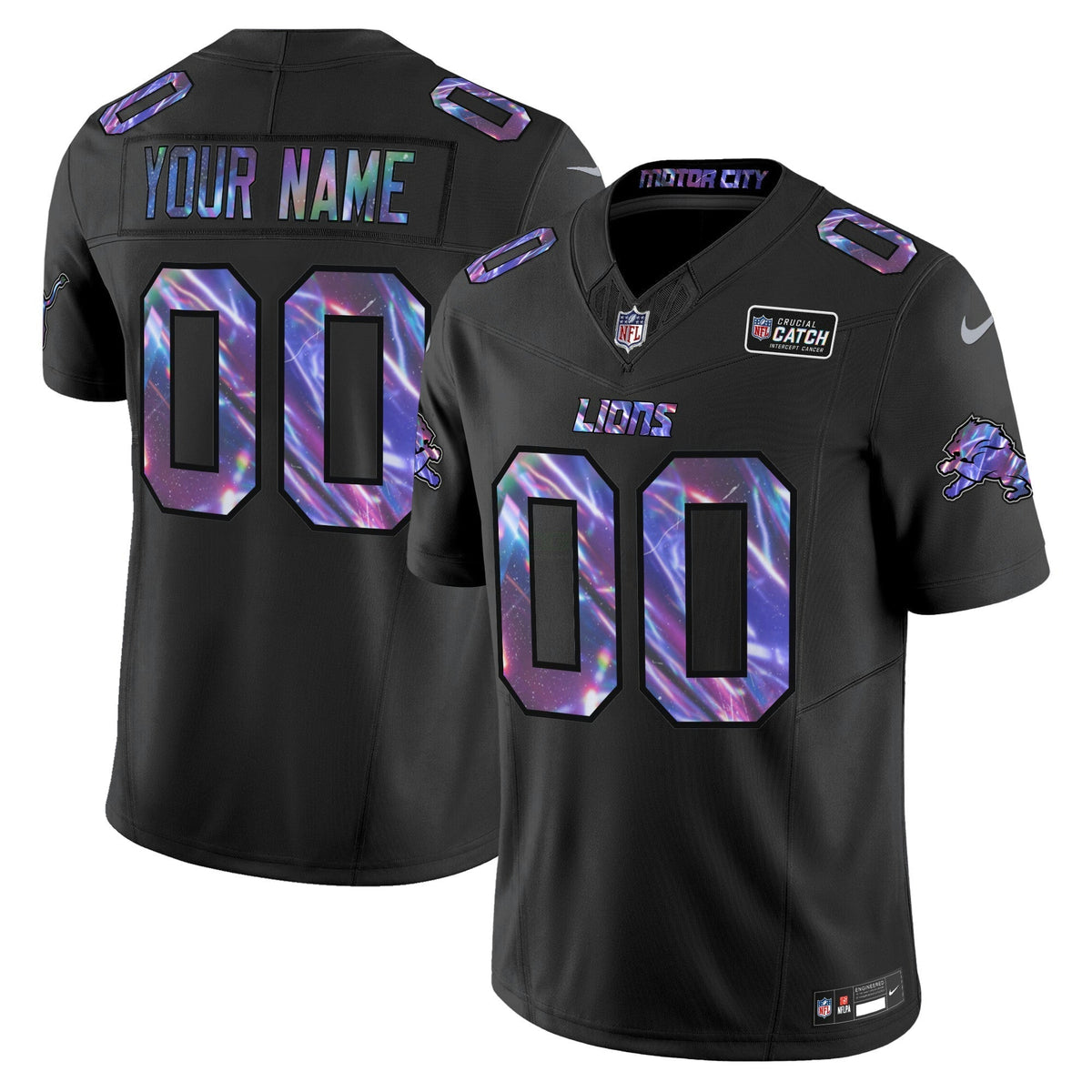 NFL Detroit 2024 Crucial Catch Vapor Limited Jersey