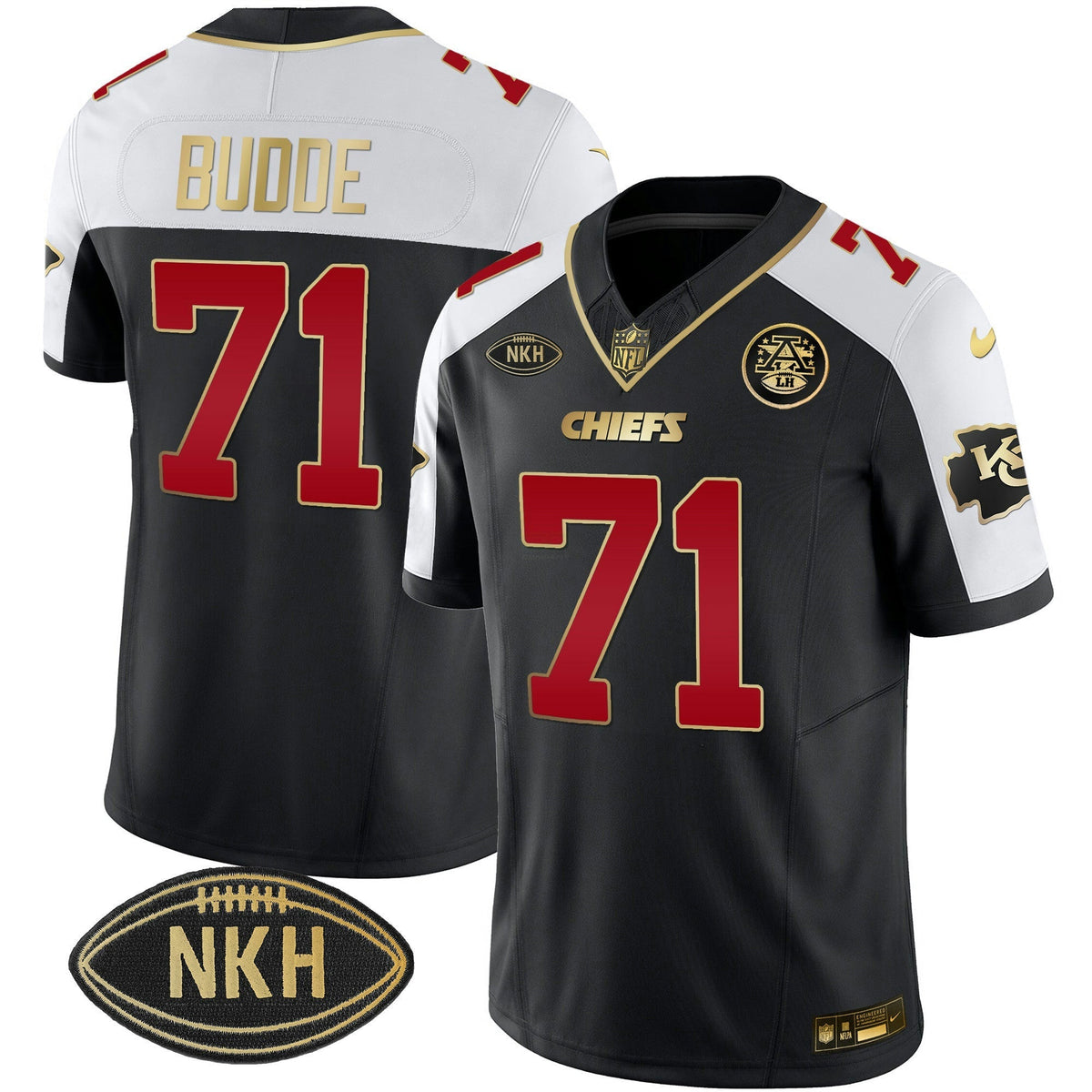 NFL Ed Budde Gold Vapor Jersey
