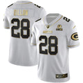 NFL Green Bay White Gold Jersey Est 1919 Patch