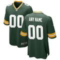 NFL Green Bay Custom Green Home Jersey - Green