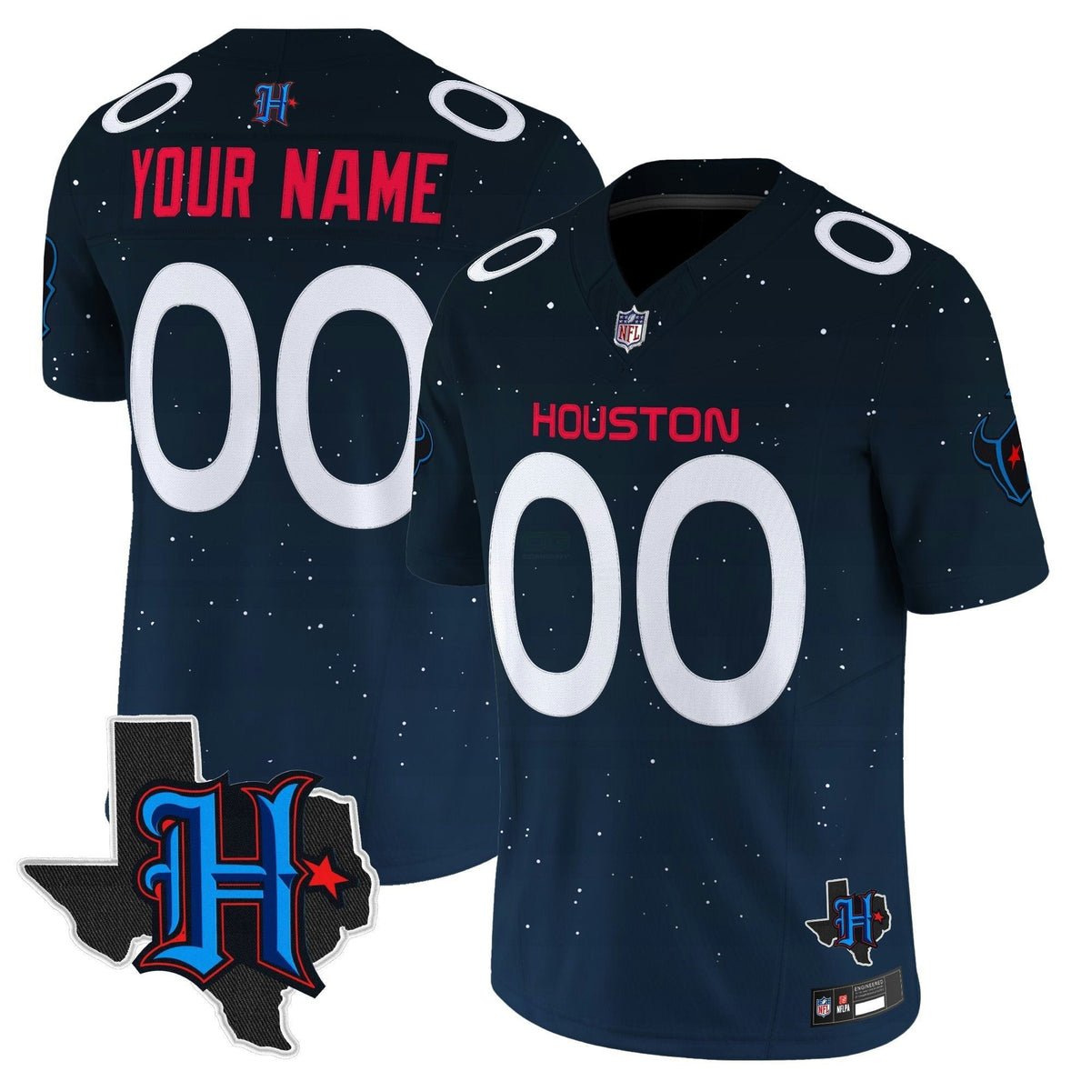NFL Houston ‘Space City Edition’ Vapor Limited Jersey - Custom