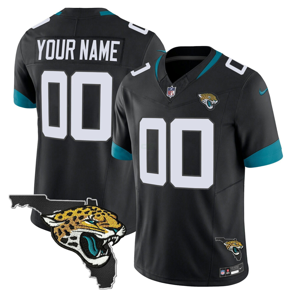 NFL Jacksonville Florida Patch Vapor Jersey