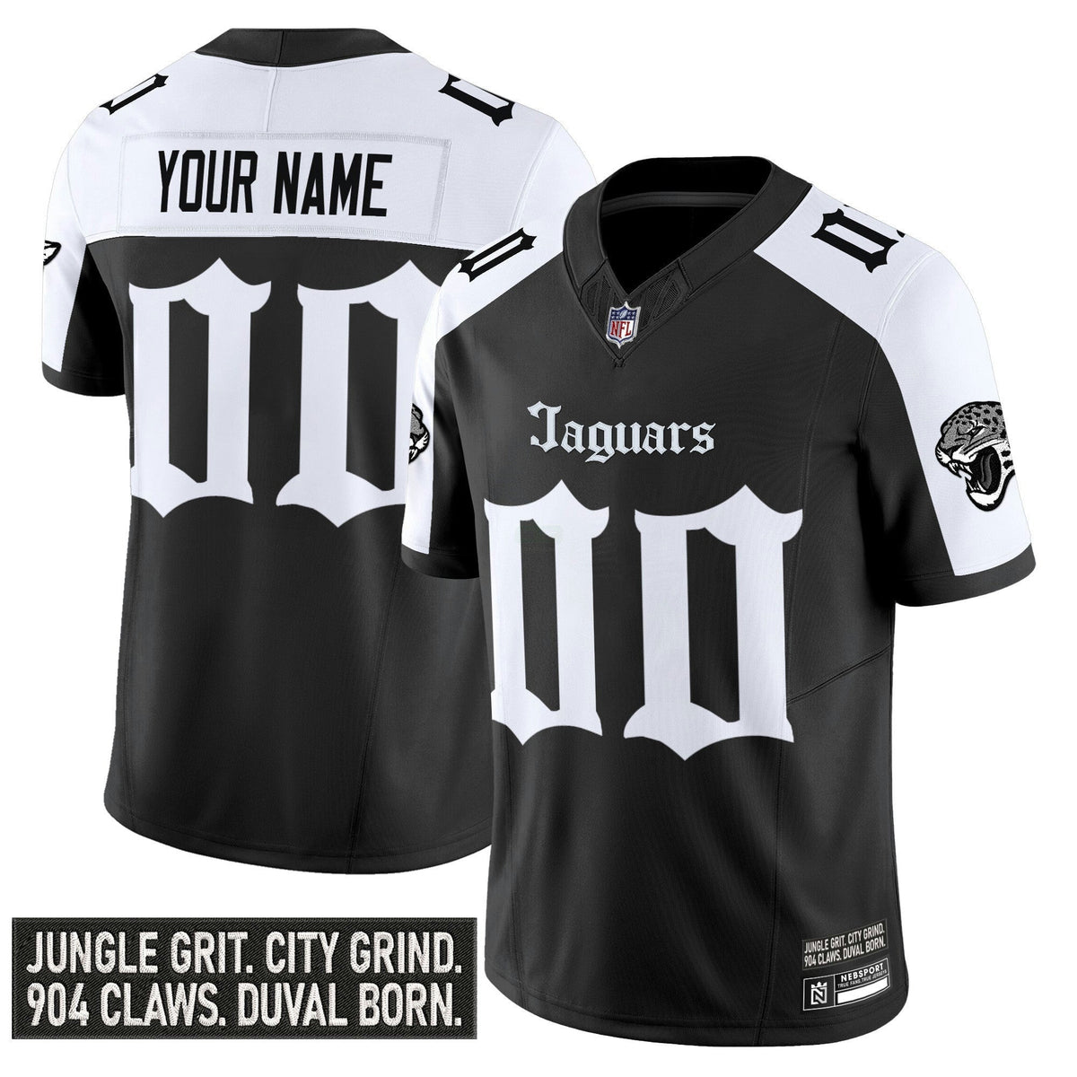 NFL Jacksonville ‘Gothic Duvall Shadows Edition’ Vapor Jersey