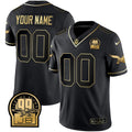 NFL Jerome Brown Retired Patch Gold & Kelly Jersey