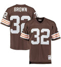 NFL Jim Brown Cleveland 1963 Marrom Jersey - Marrom
